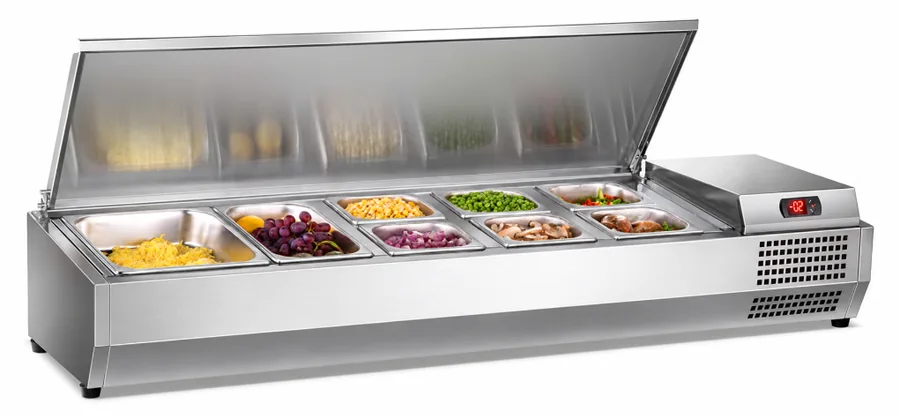 Countertop Refrigerated Prep Rail