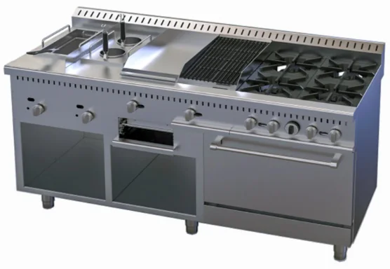 72" Gas Combination Range